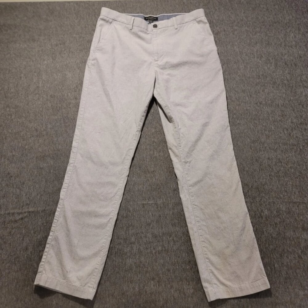 Banana Republic Pants Men's 34 X 32 Kentfield Grey Casual Slacks Size RN 54023